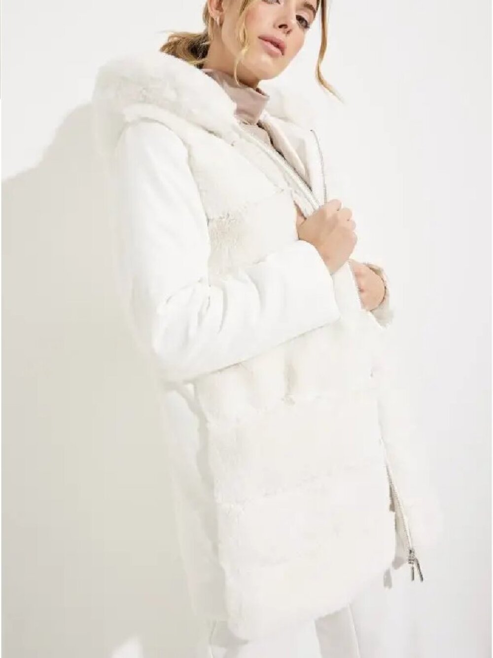 Joseph Ribkoff cream coat - Picture 2 of 11